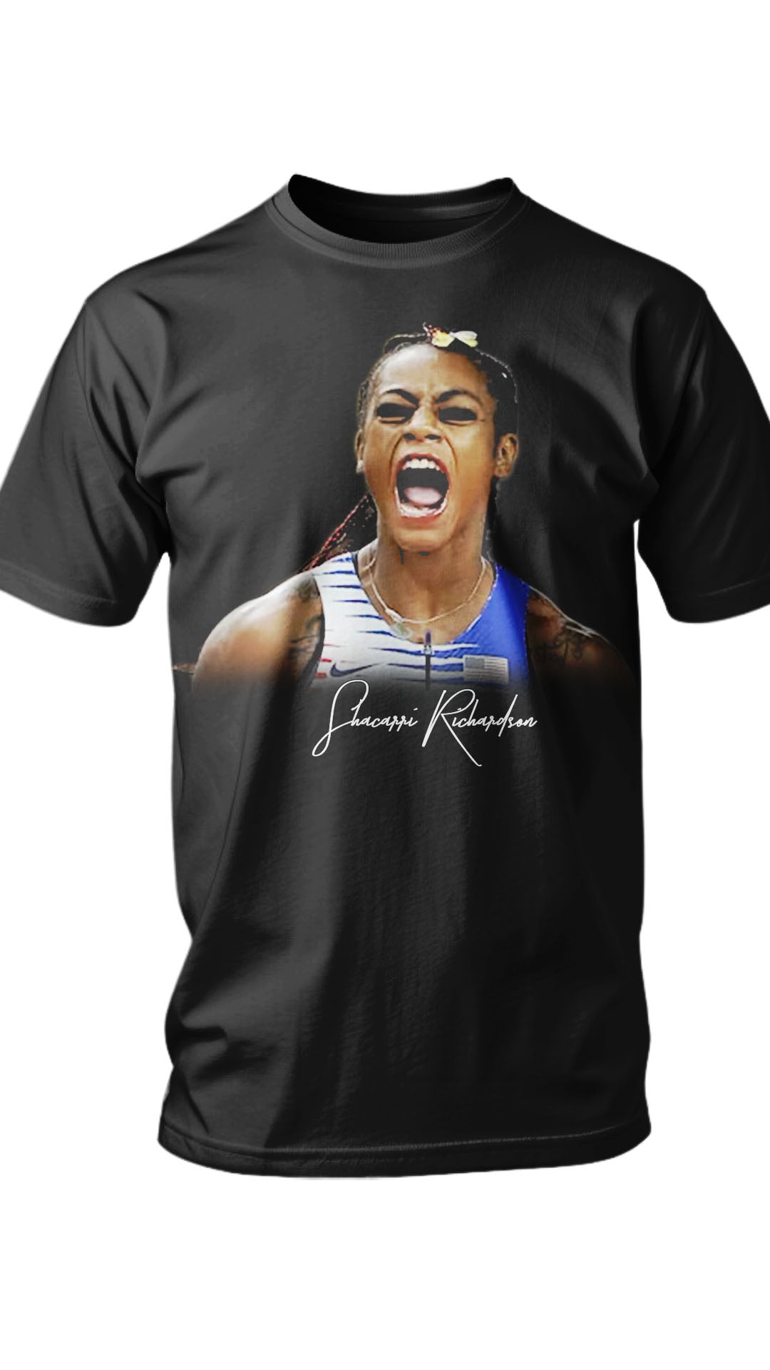 Sha'Carri Richardson Big Face Graphic Tee