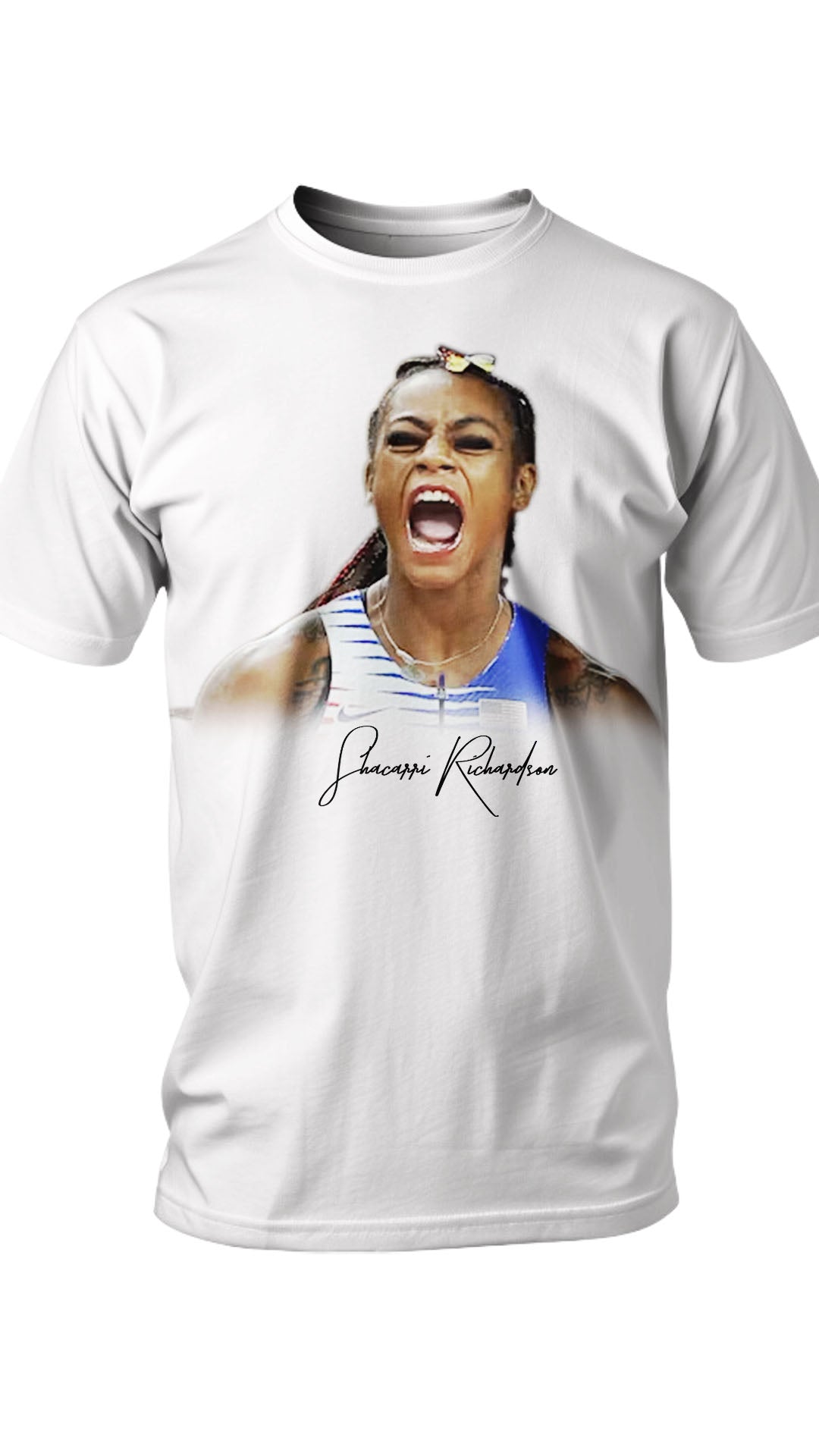 Sha'Carri Richardson Big Face Graphic Tee