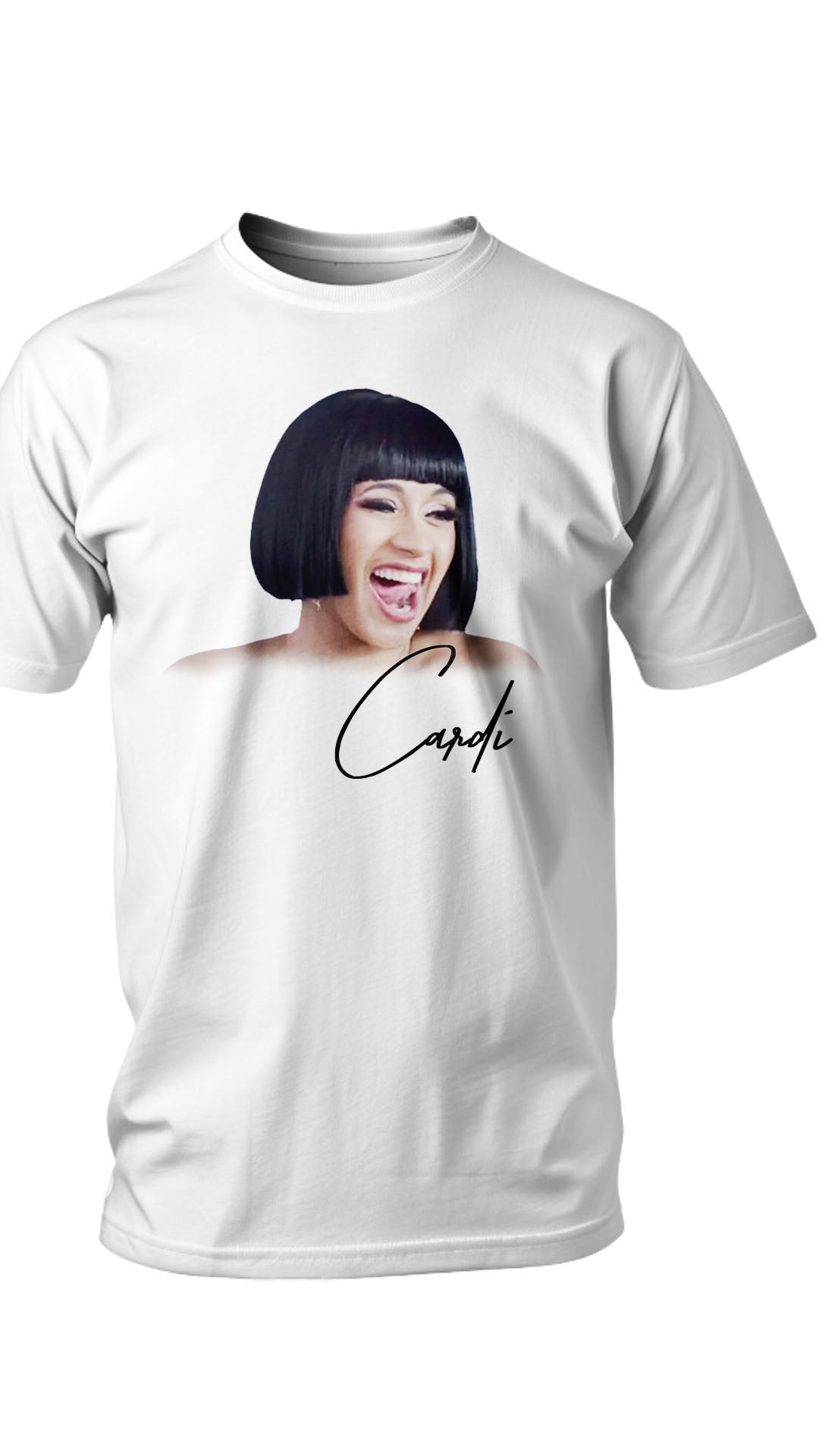 Cardi Big Face Graphic Tee